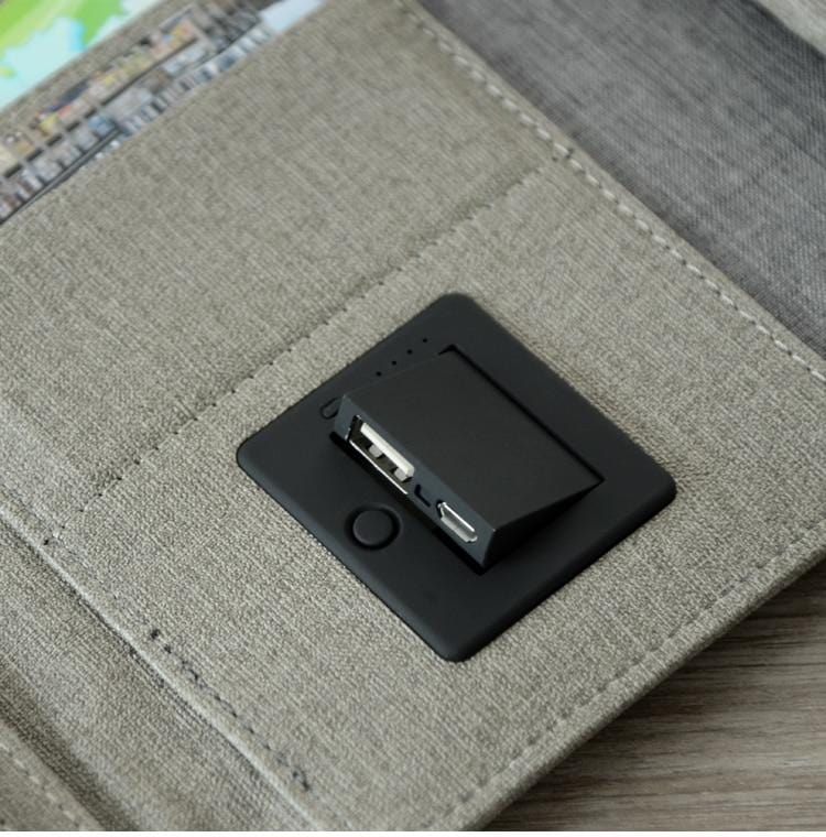 TravelPad - Multifunctional Padfolio With Wireless Power Bank