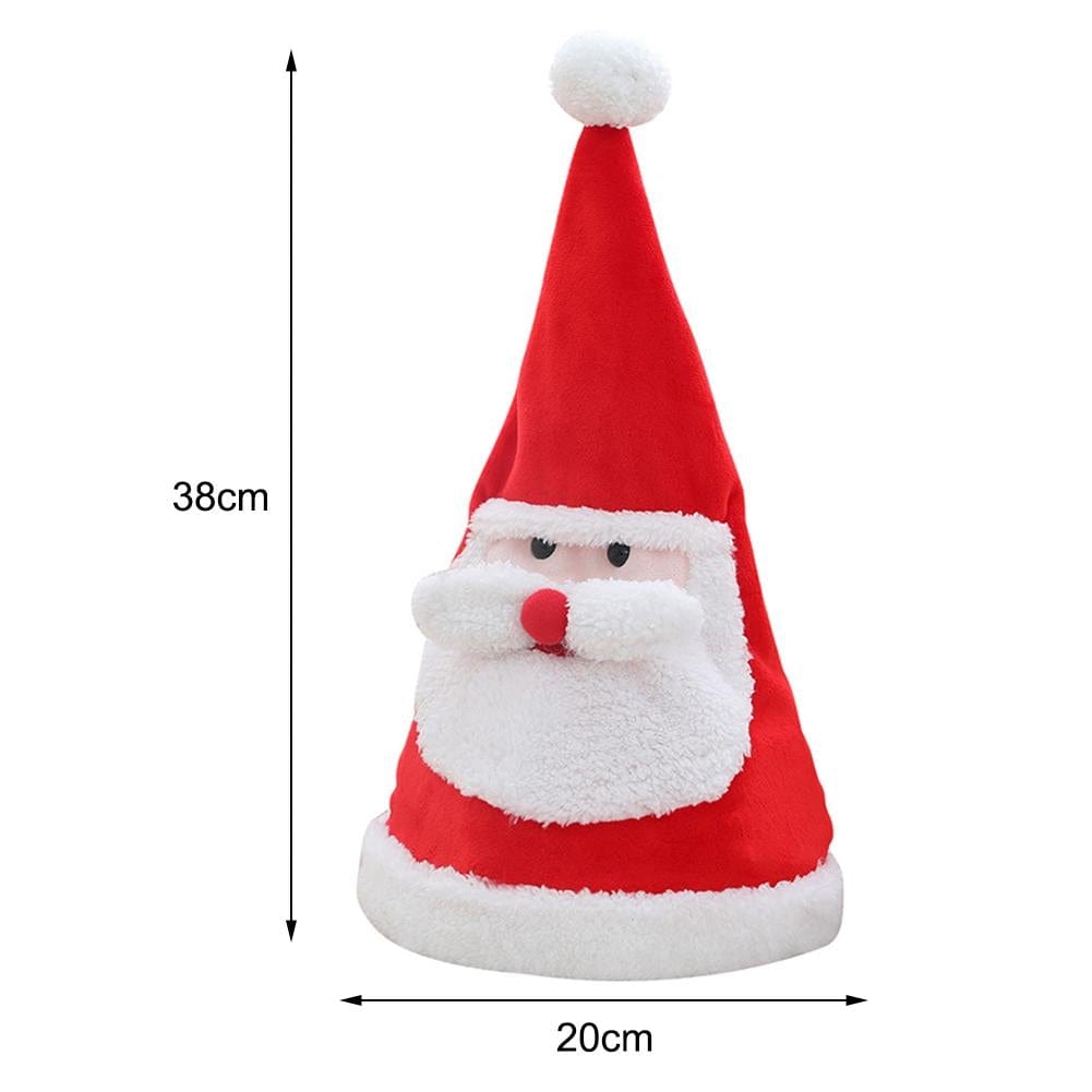 Lighted Dancing & Singing Santa Hat