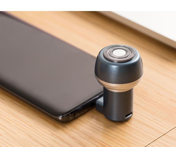 PhoneShave - Portable Smartphone Powered Rotary Razor