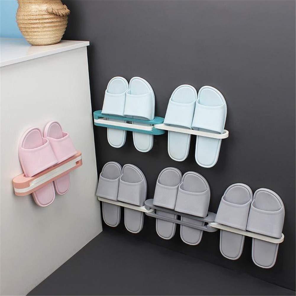 SlipSlippers - Self Adhesive Foldable Slipper Organizer Rack