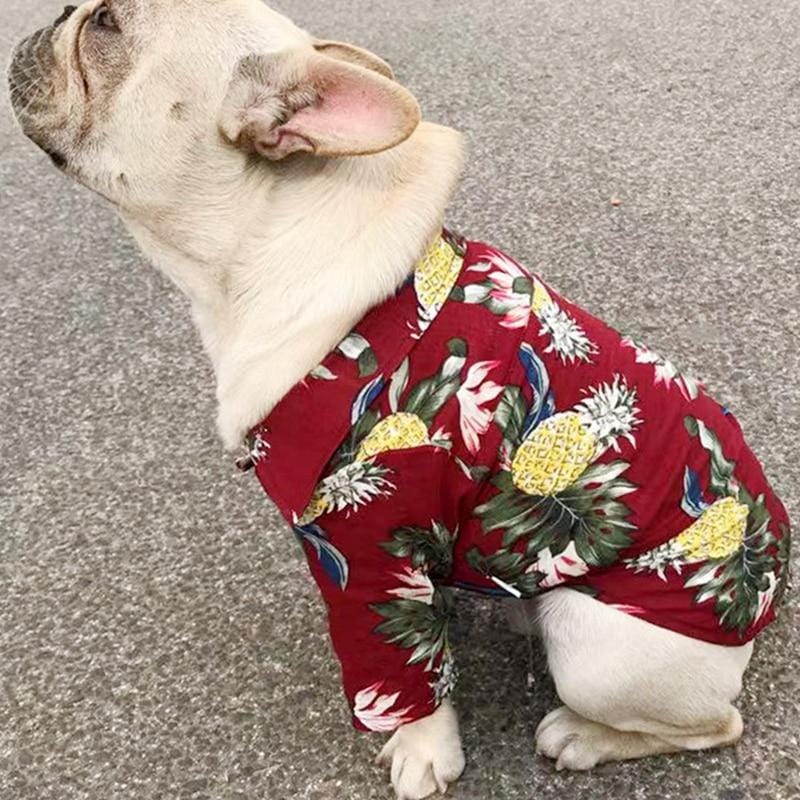 AlohaPet - Summer Hawaiian Dog Shirt