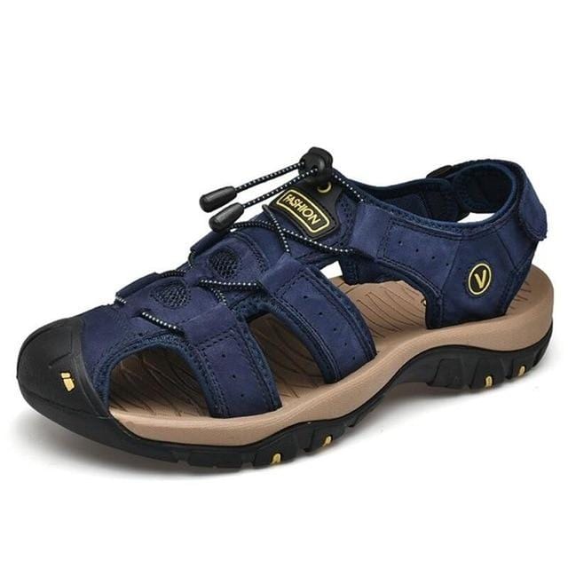 Outdoer Sandals - Breathable Closed Toe Leather Sandals