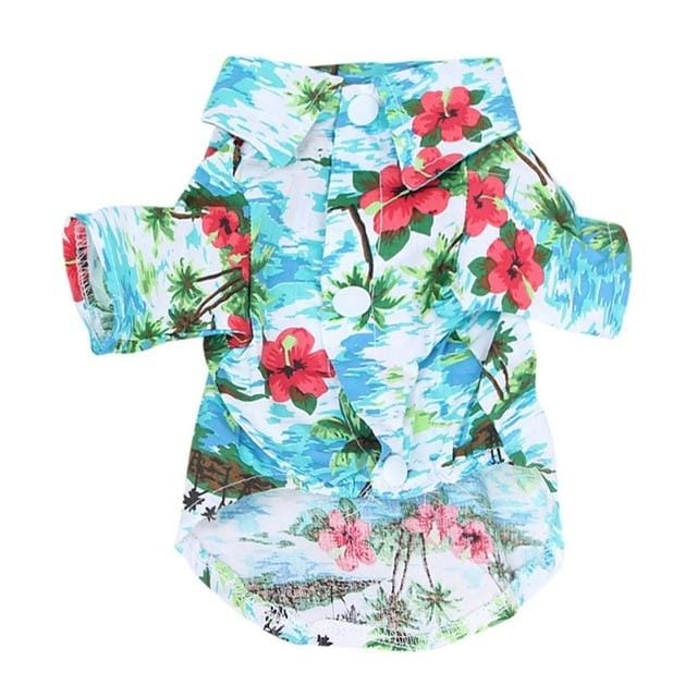 AlohaPet - Summer Hawaiian Dog Shirt