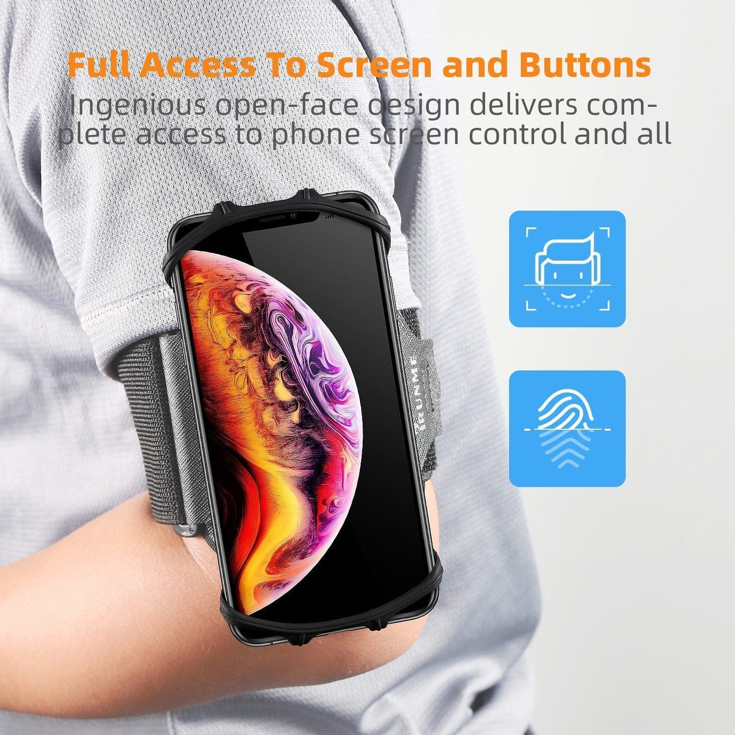 ActiveGo - Rotating Sport Wrist Armband Phone Holder