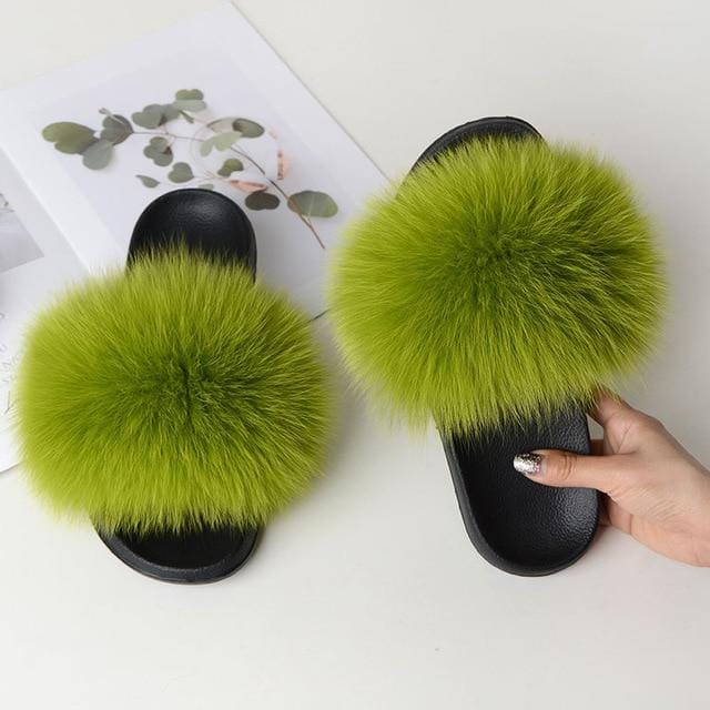 FabFlurry - Ladies Luxury Fluffy Slides