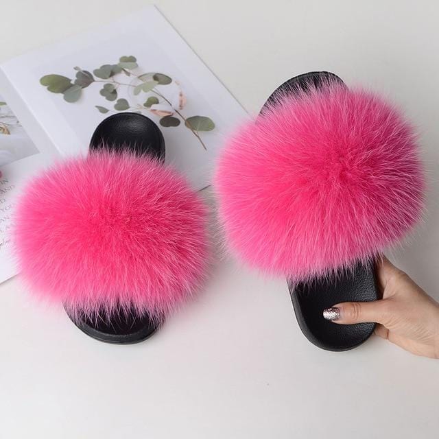 FabFlurry - Ladies Luxury Fluffy Slides