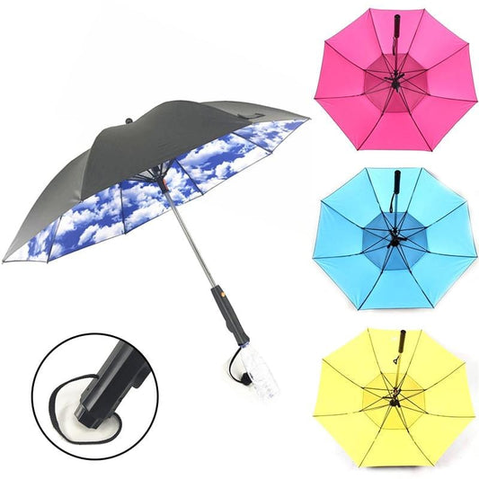 FanBrella - Summer Cooling Umbrella With Fan and Mist Sprayer