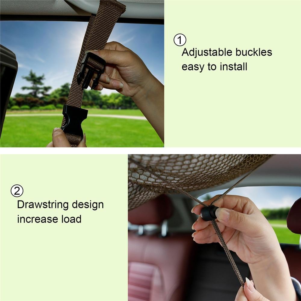 CarWeb - Portable Car Ceiling Space Saver Storage Net