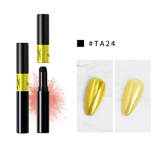 ChromeStick - Nail Art Mirror Effect Air Cushion Powder Pen