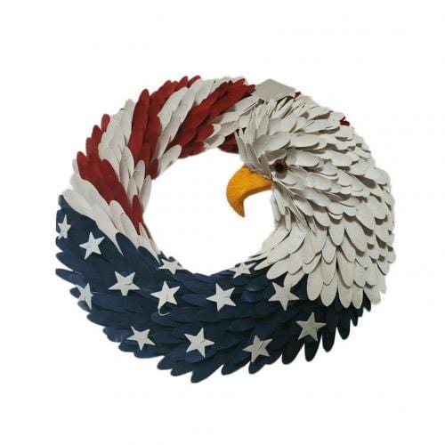 Handcrafted American Eagle Wreath