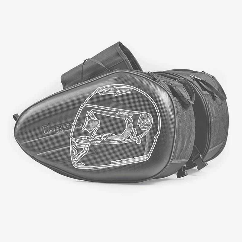 RydeLuggage - Universal Frameless Motorcycle Saddle Bag