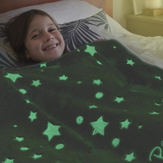 Galaxy Blanky - Magic Glow In The Dark Blanket