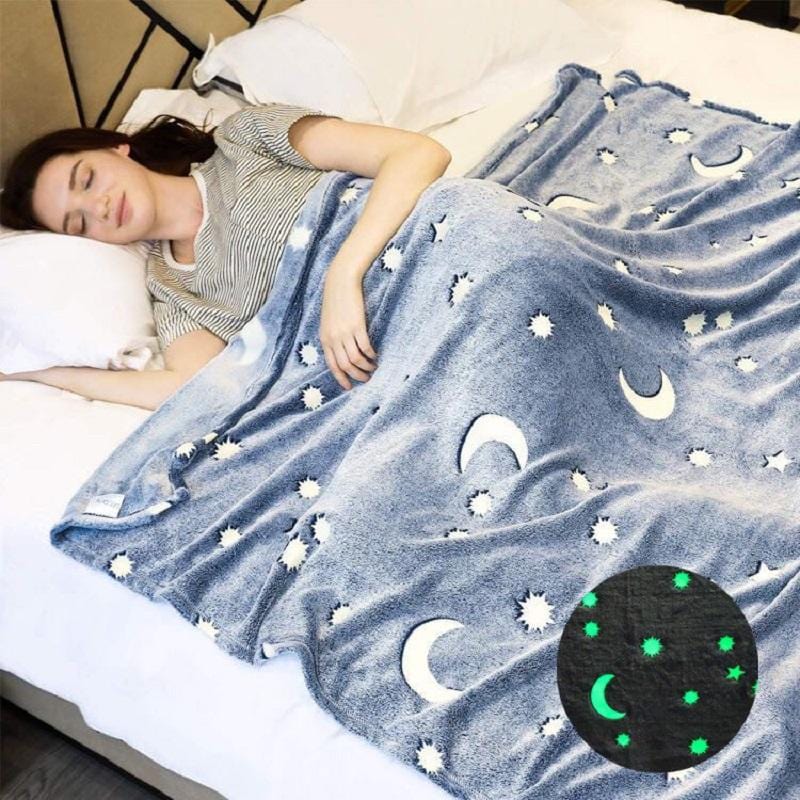 Galaxy Blanky - Magic Glow In The Dark Blanket