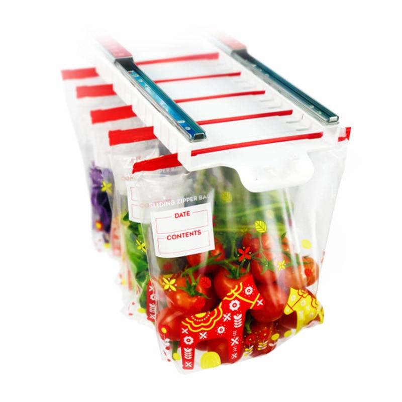 ZipSlider - Ziploc Slide Out Fridge Organizer