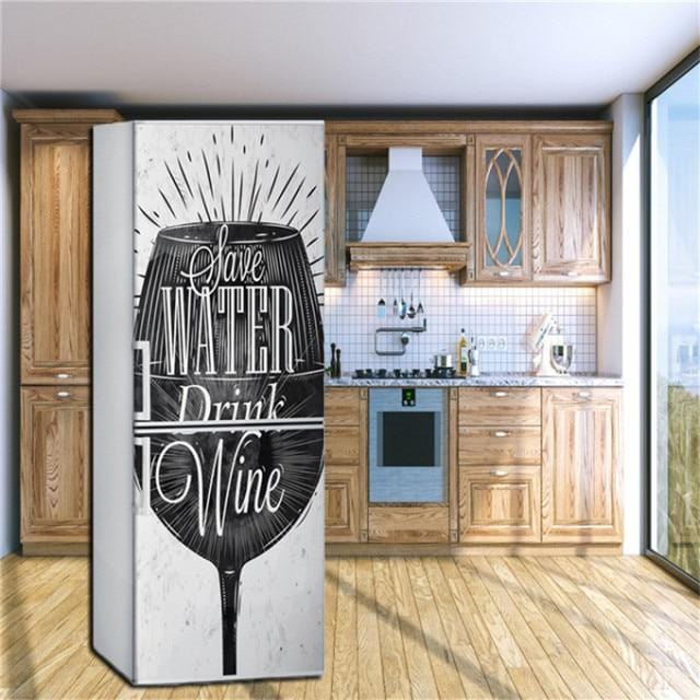 FridgeArt - 3D Refrigerator Vinyl Skin