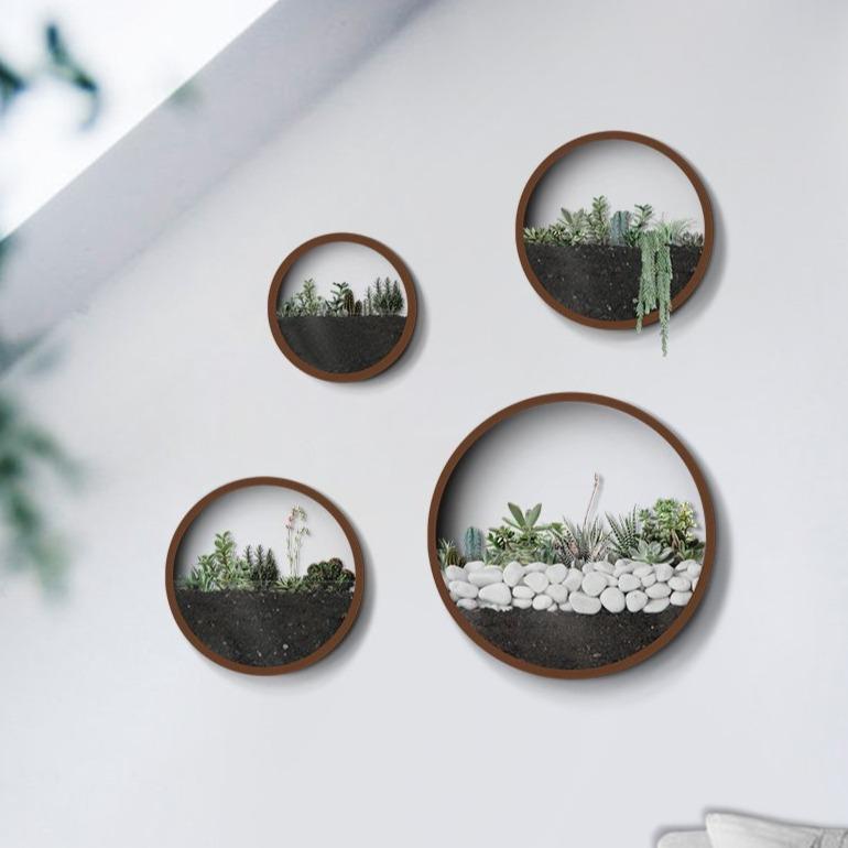 WallVee - Creative Round Wall Mounted Vase