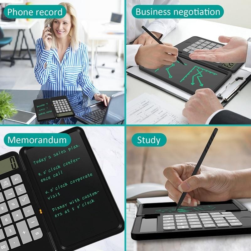 CalcuPad - Calculator With Integrated Smart LCD Notepad