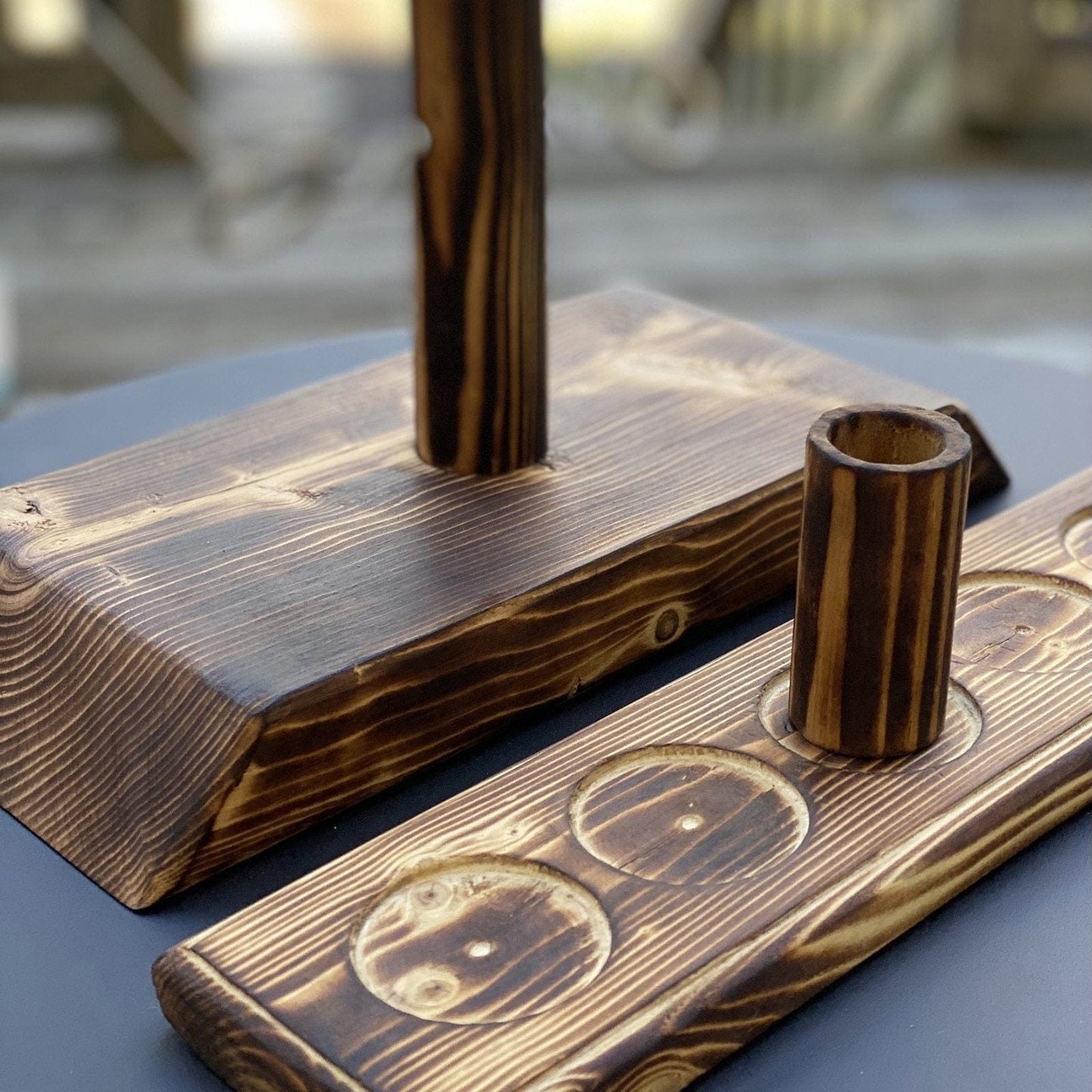 SwingNHook - Wooden Hook and Ring Toss Battle Game