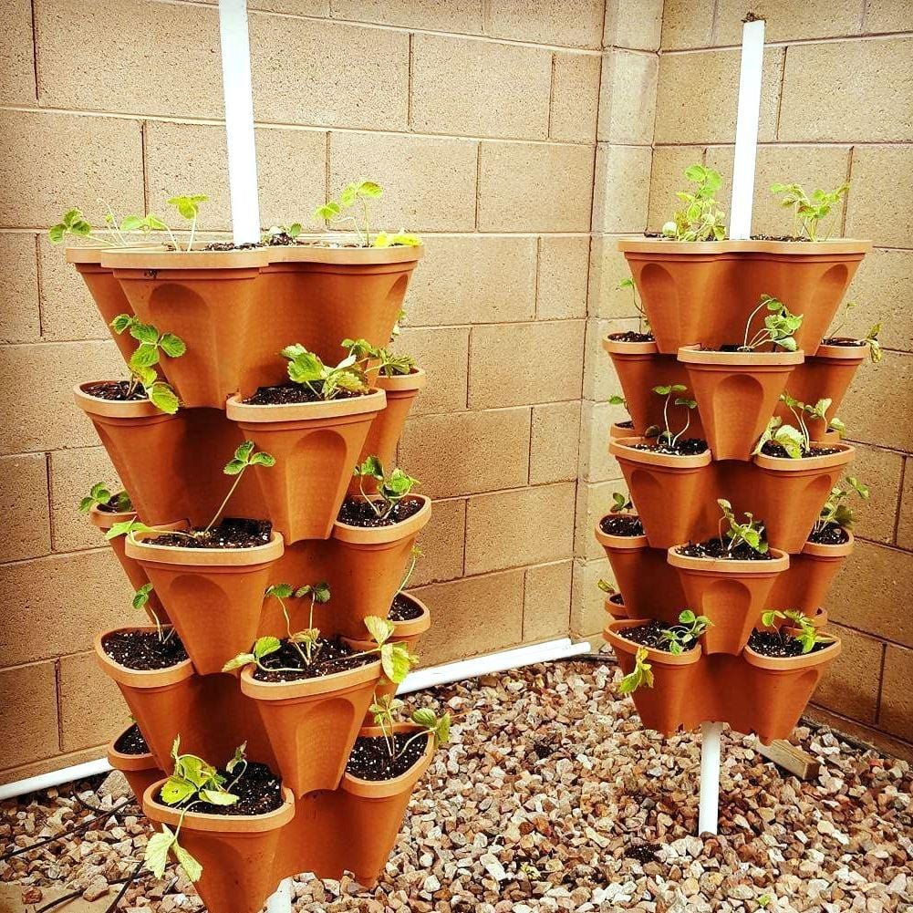 TowerGarden - 5 Tier Stackable Planter Set