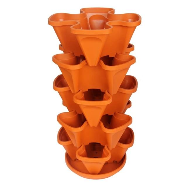 TowerGarden - 5 Tier Stackable Planter Set