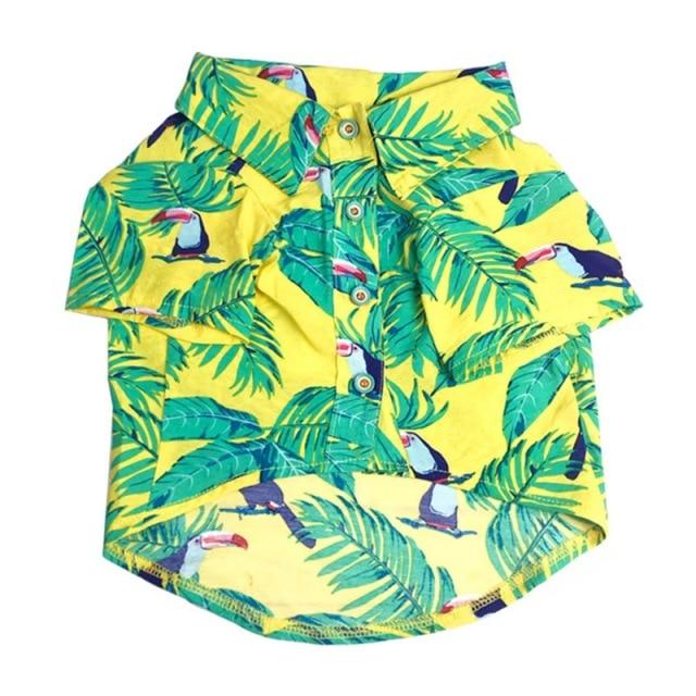 AlohaPet - Summer Hawaiian Dog Shirt