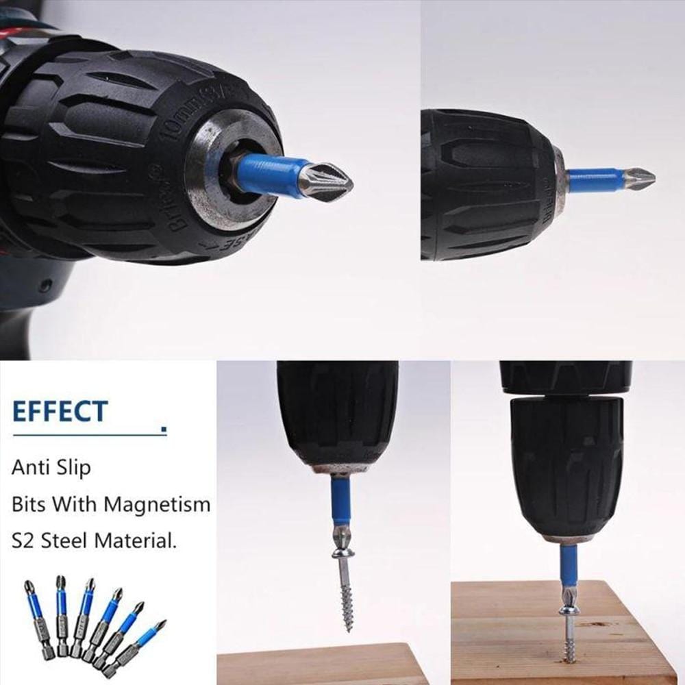 MagnaBits - Strong Magnetic Anti-Slip Drill Bit Set