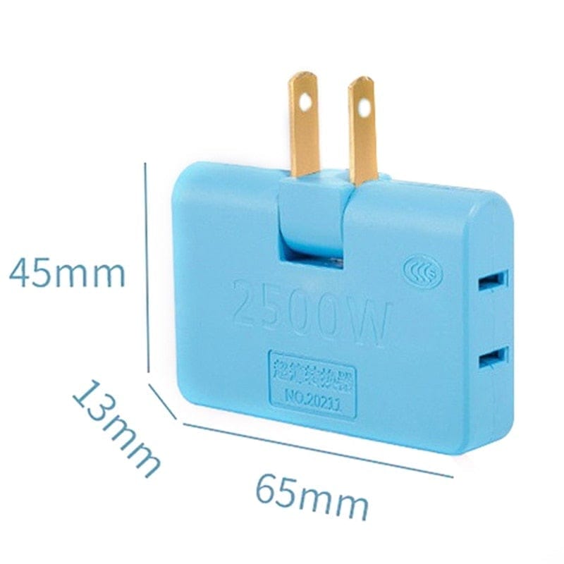 MultiPlug - 3 in 1 Rotatable Socket Converter