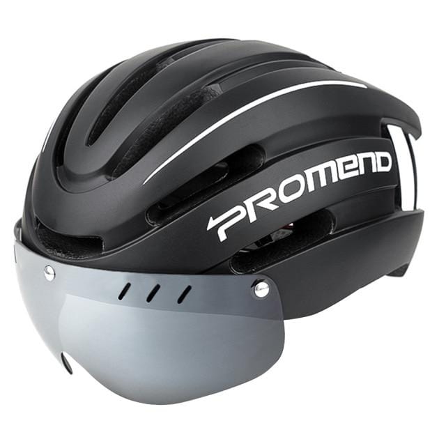 HelmetPlus - Multifunctional Bike Helmet With Magnetic Visor and LED Rear Light