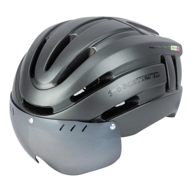 HelmetPlus - Multifunctional Bike Helmet With Magnetic Visor and LED Rear Light