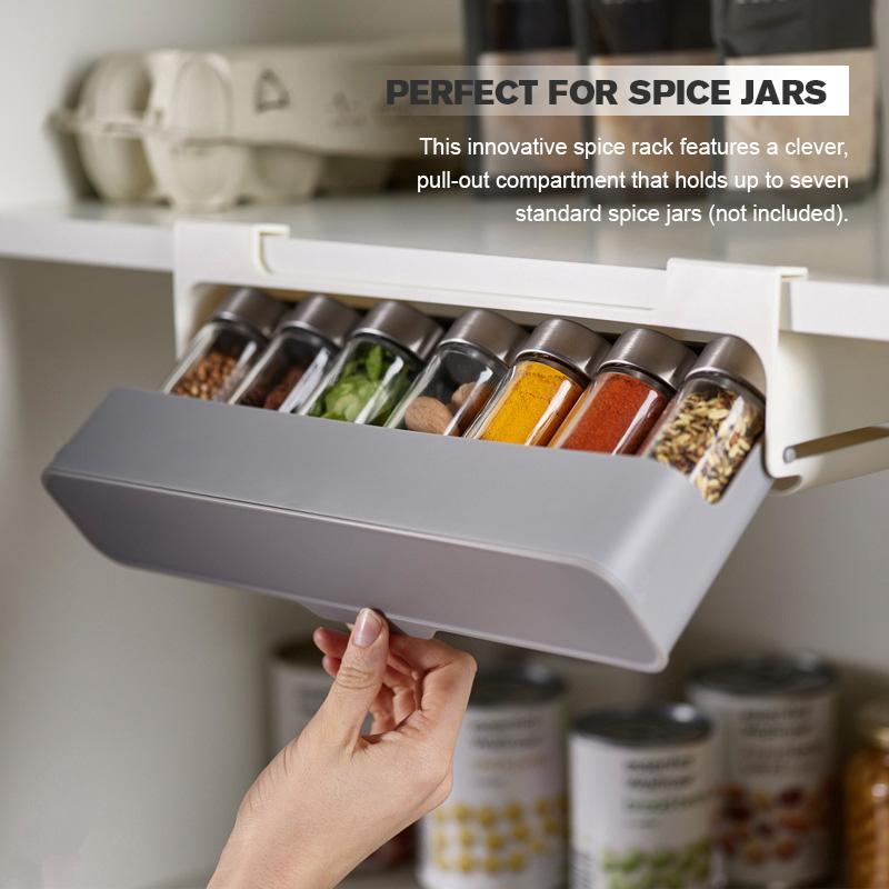 EZSpice - Under-Shelf Pull-Out Spice Organizer