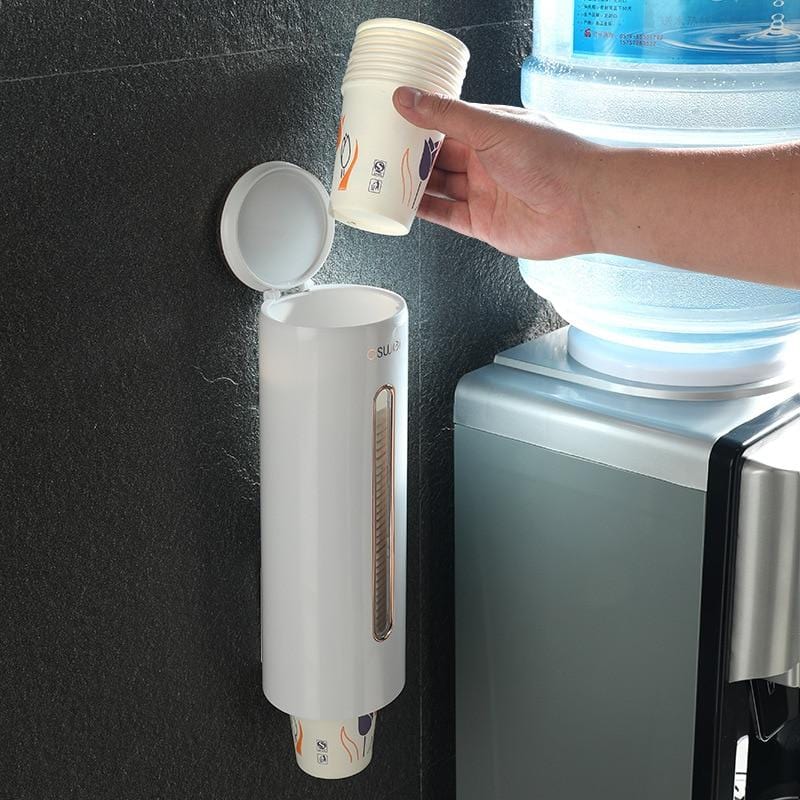 CupDrop - Wall Mounted Automatic Disposable Cup Dispenser