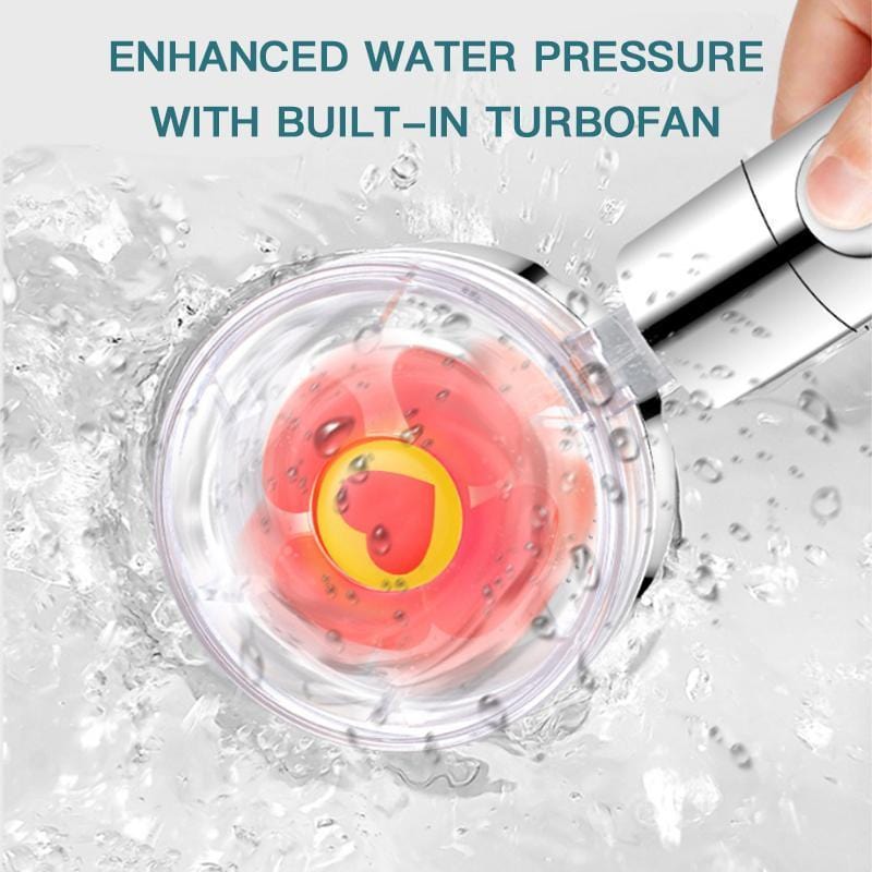 TurboSpray - High Pressure Shower Head With Propeller