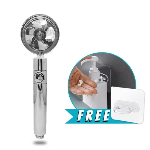 TurboSpray - High Pressure Shower Head With Propeller