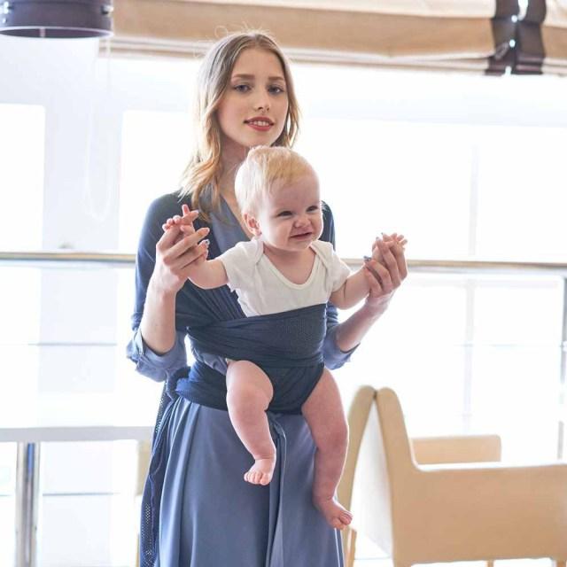 BebeRoo - Ergonomic Baby Sling Carrier Wrap