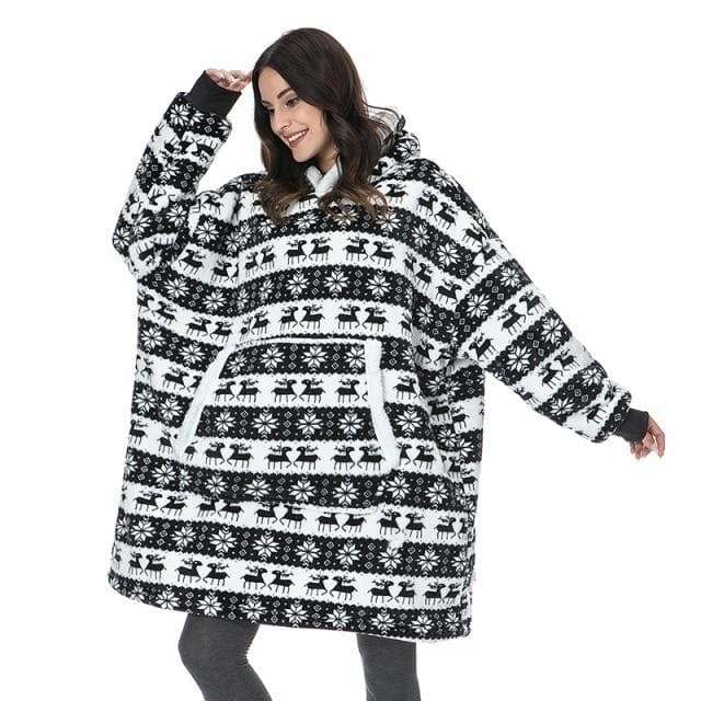 WearAHug - Winter Sherpa Oversized Hoodie Blanket