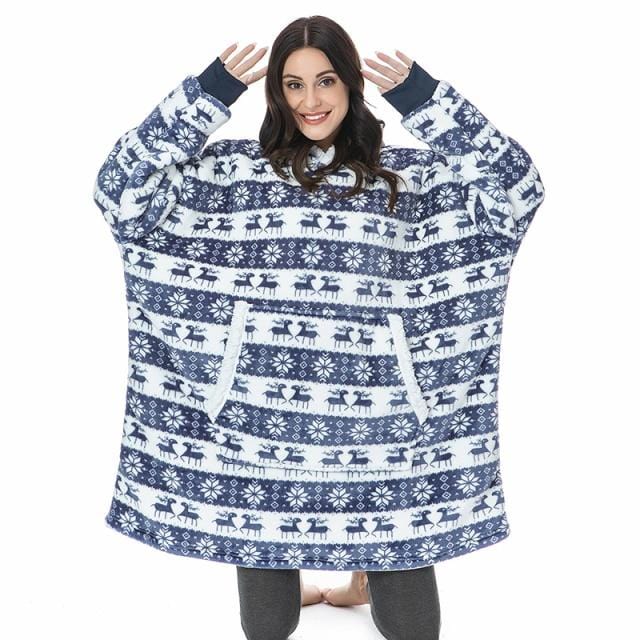 WearAHug - Winter Sherpa Oversized Hoodie Blanket