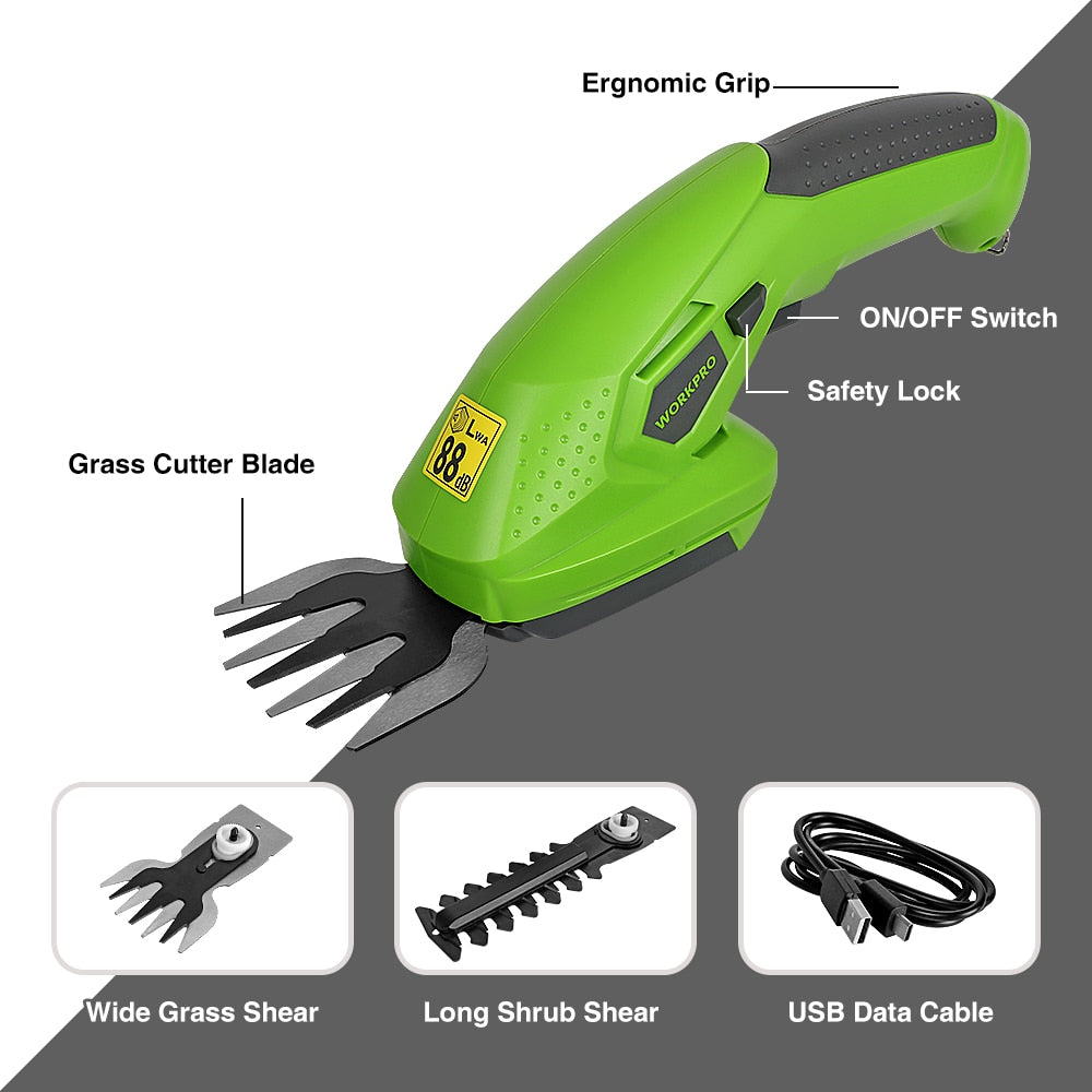 HedgeTrim - Rechargeable Grass Shear & Shrubbery Trimmer