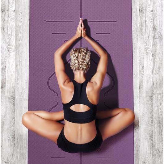 YogieRight - Yoga Mat With Correct Alignment System