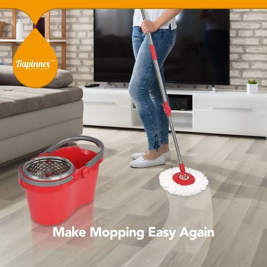 Spin Mop Wringer Bucket Set