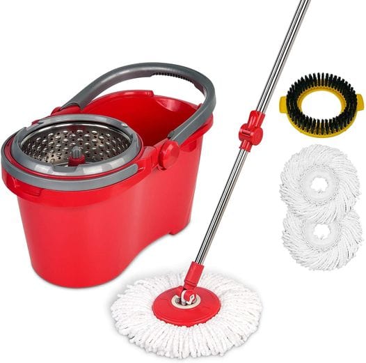 Spin Mop Wringer Bucket Set