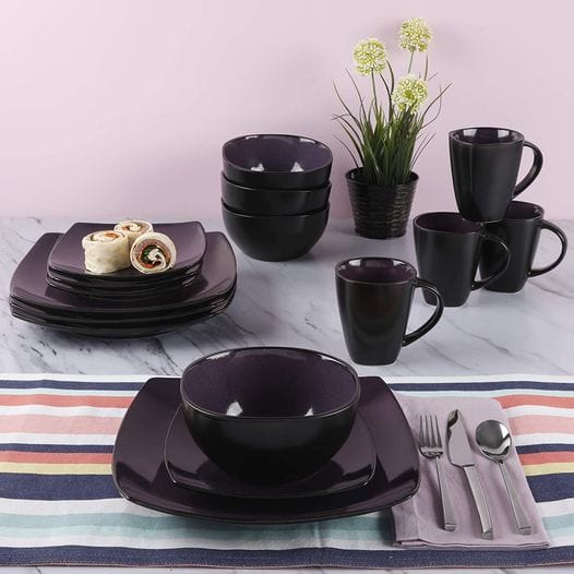 Square Dinnerware Set