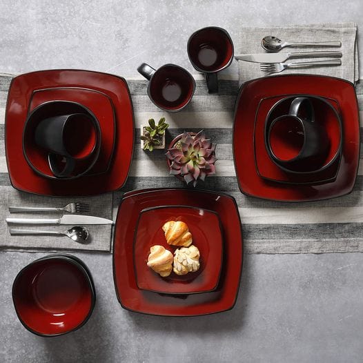 Square Dinnerware Set